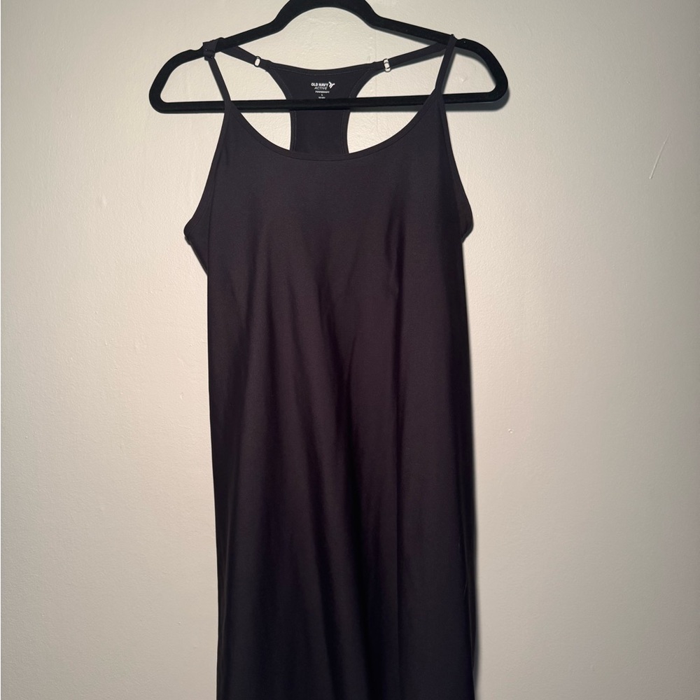 Old Navy Black Midi Dress